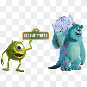 Sesame Street Is A Production Of, The “children’s Television - Mike Wazowski, HD Png Download - sesame street png