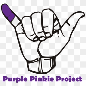 Finger Clipart Pinkie Finger - Sign Language, HD Png Download - foam finger png