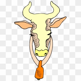 Cow Head With Closed Eyes Svg Clip Arts - Portable Network Graphics, HD Png Download - cow head png