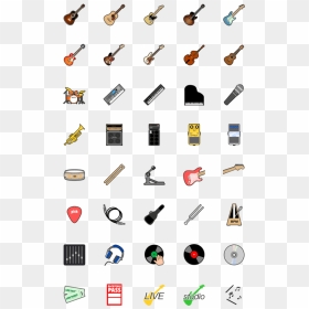 Emoji Ios Music Instrument, HD Png Download - music emoji png