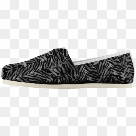 Maki Stunning Gray Tiger Stripe Women"s Comfy Flats - Monochrome, HD Png Download - tiger stripes png