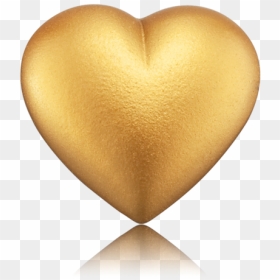 Heart Gold, HD Png Download - gold heart png