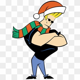 Johnny Bravo Christmas Outfit - Johnny Bravo Santa Claus, HD Png Download - johnny bravo png