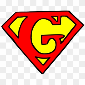 Superman Logo With Letter G - Superman Logo, HD Png Download - superman logo transparent png
