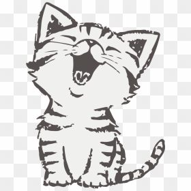 Siamese Canvas Iphone Cat Png File Hd Clipart - Cute Little Cat Drawing, Transparent Png - white cat png