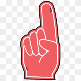 Foam Finger No Sticker Needumee For Ios Android Giphy - Animated Transparent No Gif, HD Png Download - foam finger png