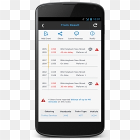 Train Track Andro - Ios App Card View, HD Png Download - train track png
