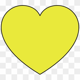 Goldheart Svg Clip Arts - Transparent Background Yellow Heart, HD Png Download - gold heart png