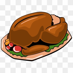 Cooked Turkey Clipart - Cooked Turkey Cartoon Png, Transparent Png - vhv