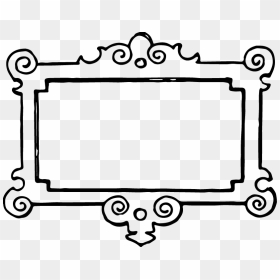 Image Library Library Banner Clipart Black And White - Frame Black And White, HD Png Download - banner vector black and white png