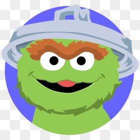 Preschool Games Videos Coloring - Oscar The Grouch Circle, HD Png Download - sesame street png