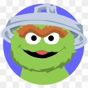 Preschool Games Videos Coloring - Oscar The Grouch Circle, HD Png ...