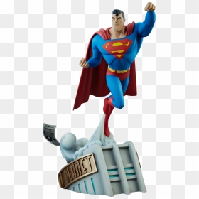 Dc Comics Statue Superman - Sideshow Collectibles New Superman Statue, HD Png Download - superman flying png