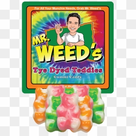 Tye Dyed Teddies Gummi Bears - Gummy Bear, HD Png Download - gummy bear png
