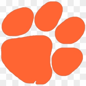 Cartoon Tiger Paw Group - Clip Art Clemson Tiger Paw, HD Png Download - tiger paw png