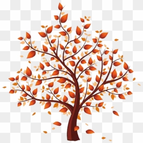 Autumn Png Photo Background - Drawing Of A Green Tree, Transparent Png - autumn png