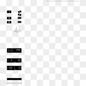 Black-and-white, HD Png Download - vhs play png