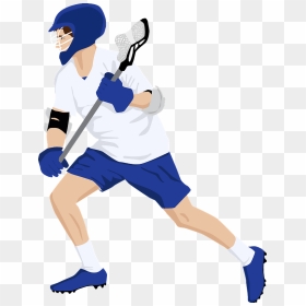 Lacrosse Player Clipart, HD Png Download - lacrosse stick png