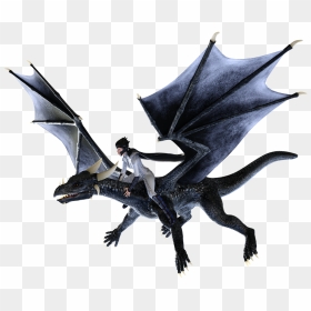 Dragon Rider, HD Png Download - flying dragon png