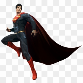 Transparent Henry Cavill Superman Png - Dc Unchained Game Superman, Png Download - superman flying png