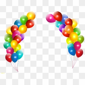 Balloon Birthday Party Clip Art - Happy Birthday Balloons Png, Transparent Png - birthday celebration background png