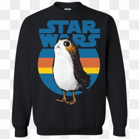 Star Wars Porg T Shirt Hoodie Sweater - Star Wars, HD Png Download - porg png