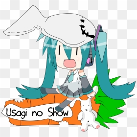 Miku Usagi Hat Clip Arts - Clip Art, HD Png Download - miku png