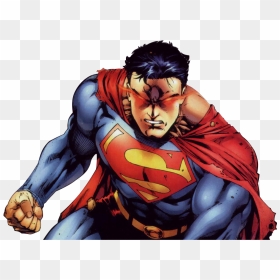 Superman In Battle, HD Png Download - superman flying png