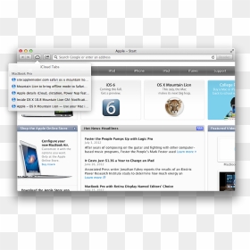 Icloud Tab Listings - Os X Mountain Lion, HD Png Download - mountain lion png