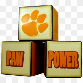 Pawpower - Blocks - Stacked V=1493667145 - Clemson - College Football National Championship 2020, HD Png Download - tiger paw png