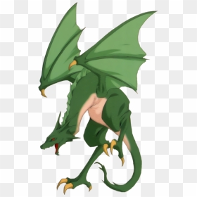 Green Wyvern, HD Png Download - flying dragon png