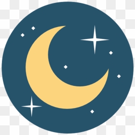 Crescent, HD Png Download - moon icon png