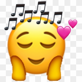 #music #emoji #listen #bored #cute #heart #random #aesthetic - Cartoon, HD Png Download - music emoji png