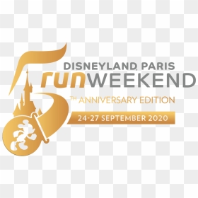 Run Weekend Disneyland Paris, HD Png Download - disneyland logo png