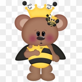 Honey Bee Bear Clipart, HD Png Download - bee clipart png