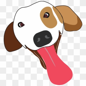 Dog Tongue Clip Art, HD Png Download - pug face png