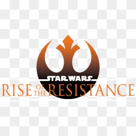 Star Wars Rise Of The Resistance Logo, HD Png Download - disneyland logo png