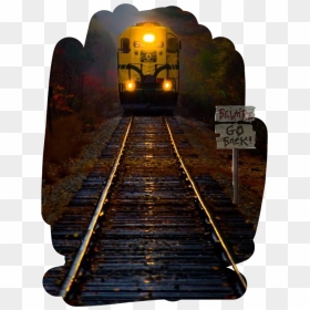 Train Tracks In Rain, HD Png Download - train track png
