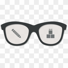 Glasses With Icons Png Vertix Logo Ideas, Transparent Png - spectacles vector png
