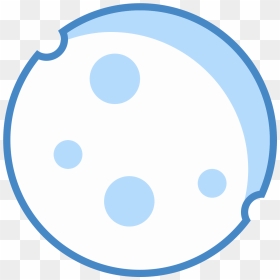Full Moon Icon - Circle, HD Png Download - moon icon png