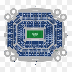 Hard Rock Stadium Wayfinding Map - Tabya Çocuk Parkı, HD Png Download - miami hurricanes logo png