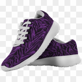 Matsu Royal Purple Bengal Tiger Striped Unisex Running - Bohemian Shoes, HD Png Download - tiger stripes png