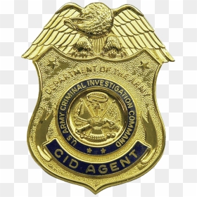 Secret Clipart Agent Fbi - Army Cid Badge Png, Transparent Png - fbi logo png