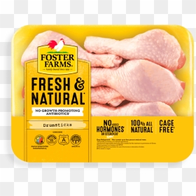 Fresh & Natural Chicken Drumsticks - Foster Farms Half Chicken Breast, HD Png Download - drumsticks png