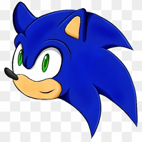Sonic Head Png - Sonic The Hedgehog Clipart, Transparent Png - cow head png