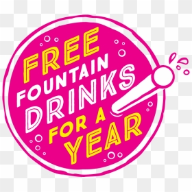 You Could Win Free Fountain Drinks For A Year Fountain - Circle, HD Png Download - you win png