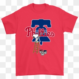Snoopy Paints The Philadelphia Phillies Logo Mlb Baseball - Peter Griffin Deadpool, HD Png Download - phillies logo png