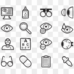 Eye Doctor Icons Vector - Personal Care Objects, HD Png Download - spectacles vector png