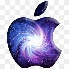 Apple Logo Galaxy Png Background Photo - Apple, Transparent Png - vhv