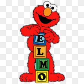 Sesame Street Baby Shower Games - Elmo Blocks, HD Png Download - sesame street png